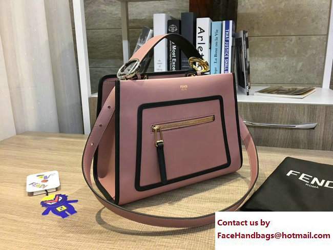 Fendi Rigid Structure Runaway Small Tote Bag Pink 2017