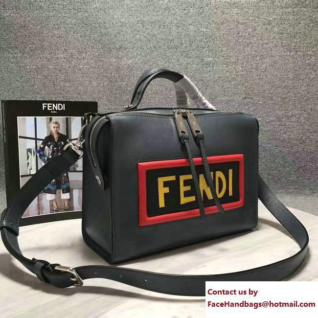 Fendi Vocabulary Rectangular Messenger Shoulder Small Bag Gray 2017