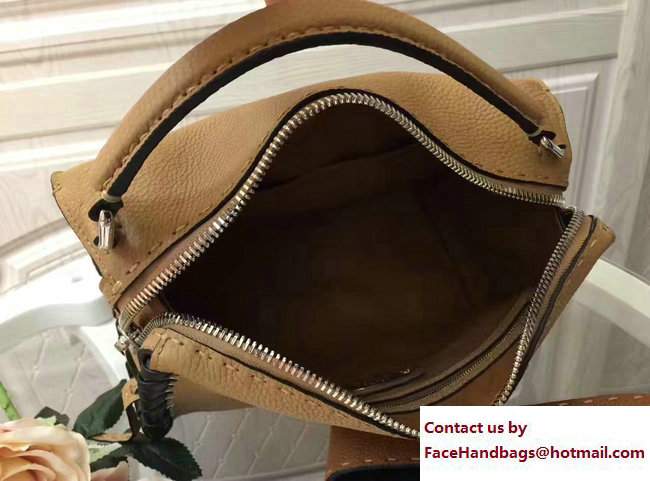 Fendi Whipstitch Selleria Lei Bag Khaki 2017