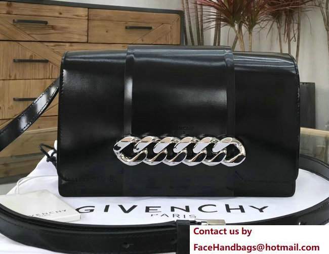 Givenchy Small Infinity Chain Shoulder Bag Black 2017