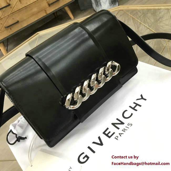 Givenchy Small Infinity Chain Shoulder Bag Black 2017