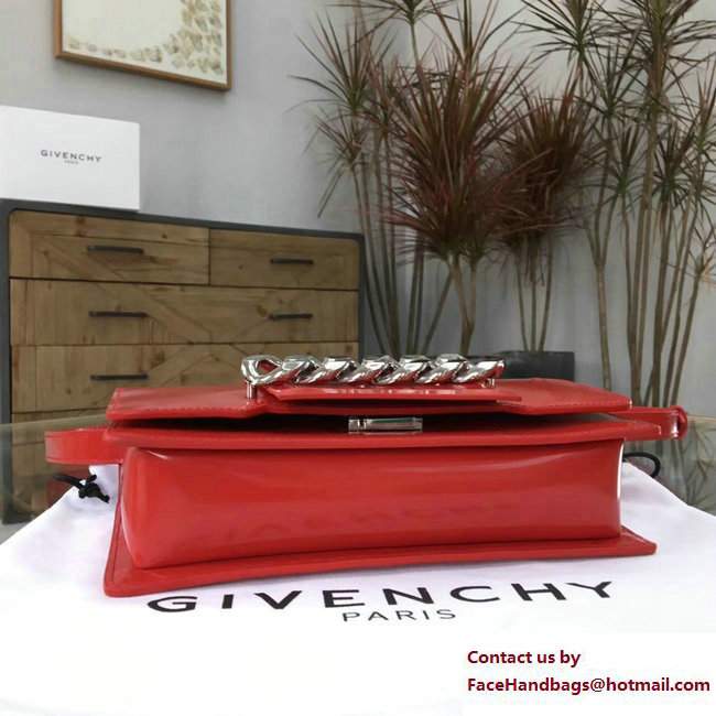 Givenchy Small Infinity Chain Shoulder Bag Red 2017