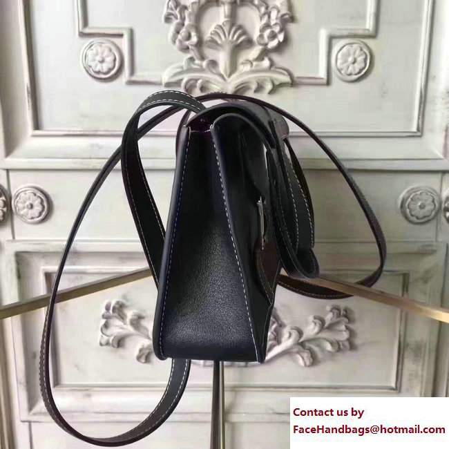 Hermes Mini Halzan Tote Bag in Original Swift Leather Black