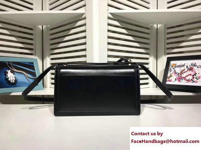 Loewe Barcelona Boxcalf Shouder Medium Bag Black