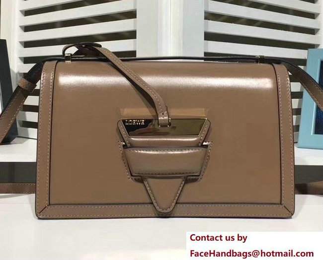 Loewe Barcelona Boxcalf Shouder Medium Bag Coffee