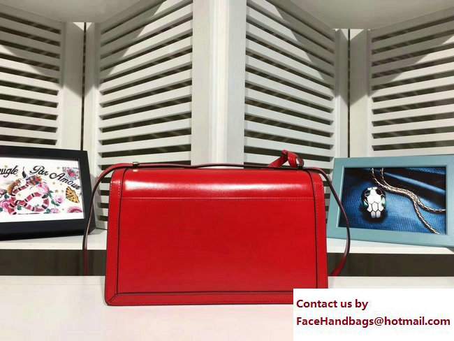 Loewe Barcelona Boxcalf Shouder Medium Bag Red