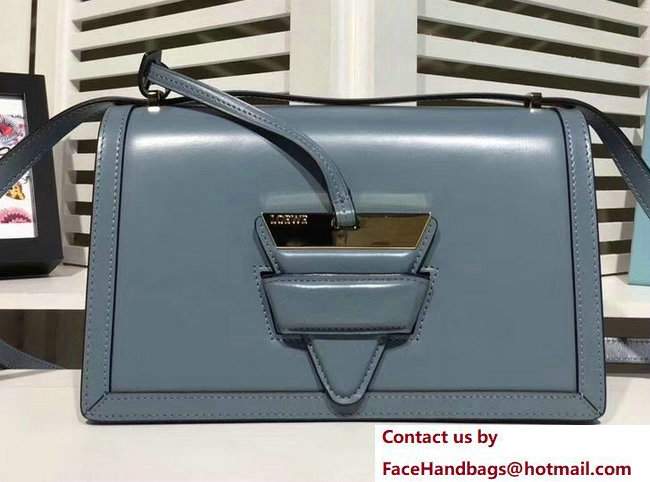 Loewe Barcelona Boxcalf Shouder Medium Bag Stone Blue