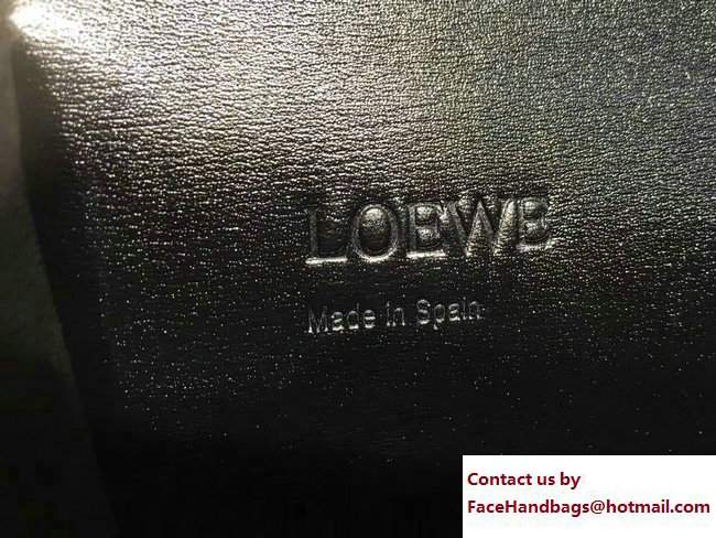 Loewe Barcelona Boxcalf Shouder Small Bag Black