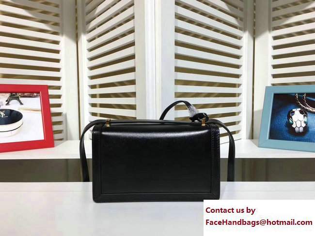 Loewe Barcelona Boxcalf Shouder Small Bag Black