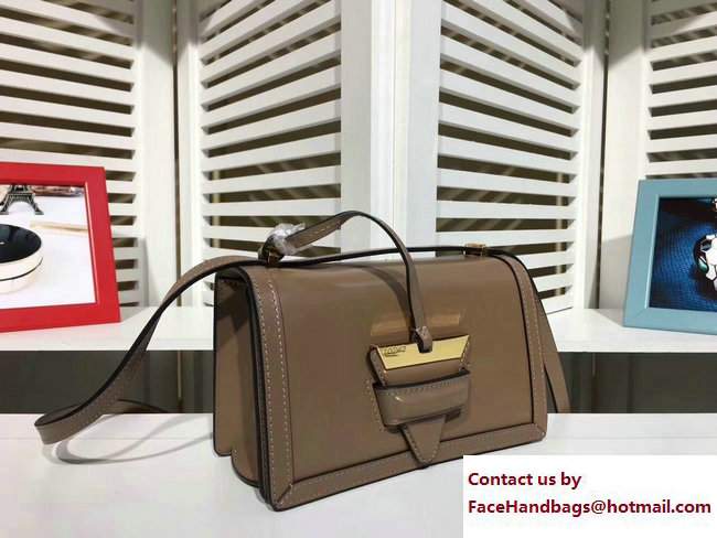 Loewe Barcelona Boxcalf Shouder Small Bag Coffee