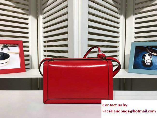 Loewe Barcelona Boxcalf Shouder Small Bag Red