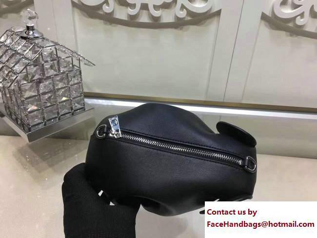 Loewe Calf Elephant Mini Bag Black