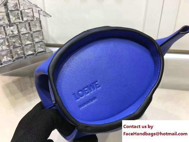 Loewe Calf Elephant Mini Bag Blue