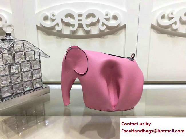 Loewe Calf Elephant Mini Bag Pink