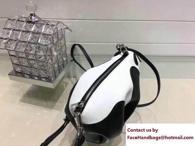 Loewe Calf Panda Mini Bag Black/White