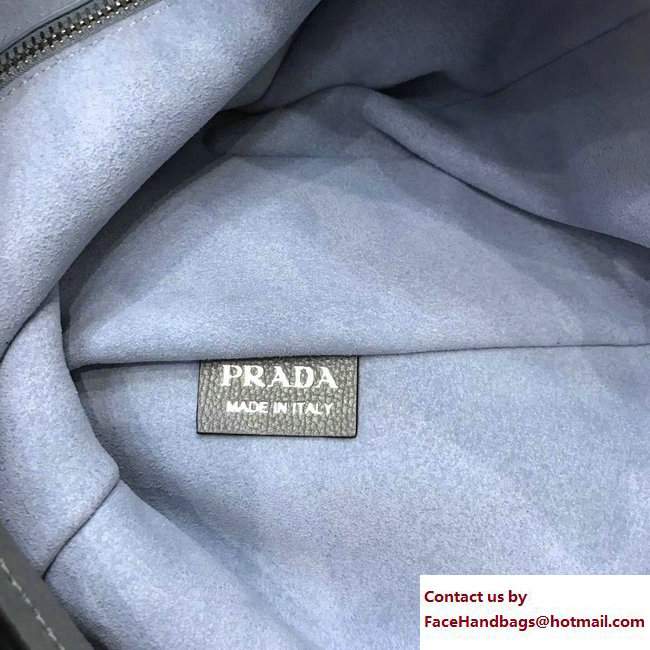 Prada Etiquette Tote Large Bag 1BG122 Light Blue 2017