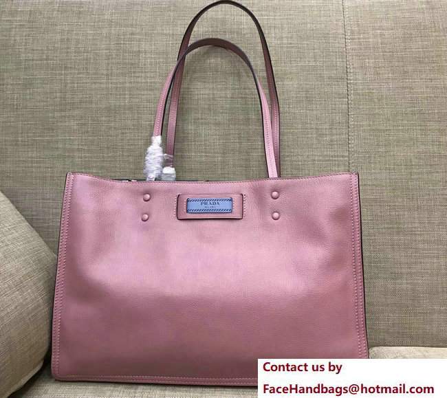 Prada Etiquette Tote Small Bag 1BG122 Pink 2017