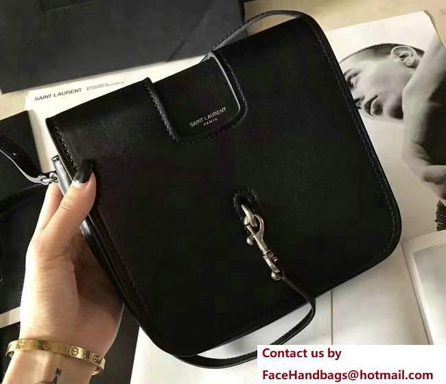 Saint Laurent Charlotte Messenger Small Bag 466296 Black 2017