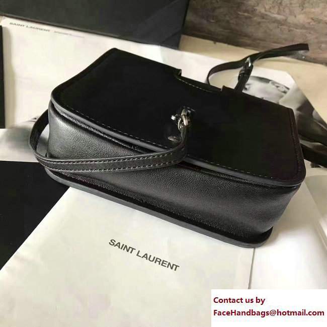 Saint Laurent Charlotte Messenger Small Bag 466296 Black 2017