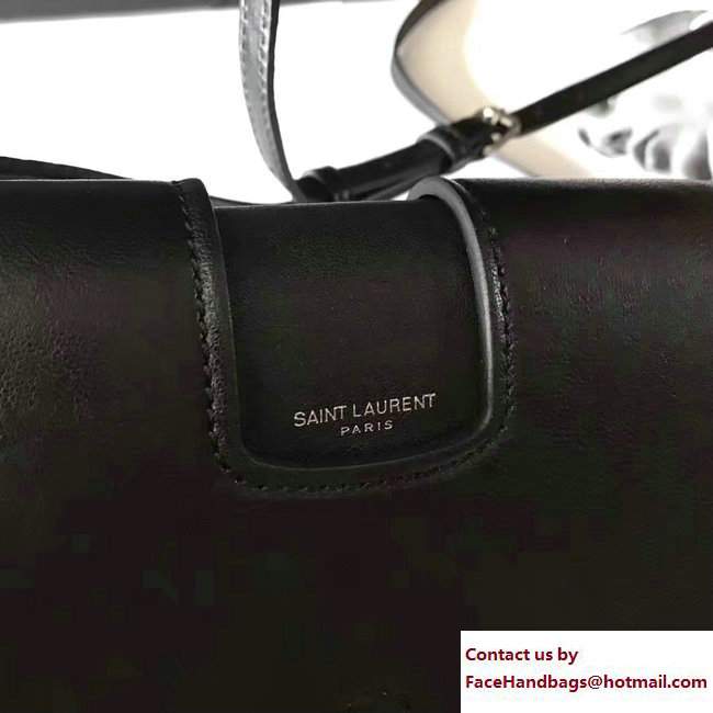 Saint Laurent Charlotte Messenger Small Bag 466296 Black 2017