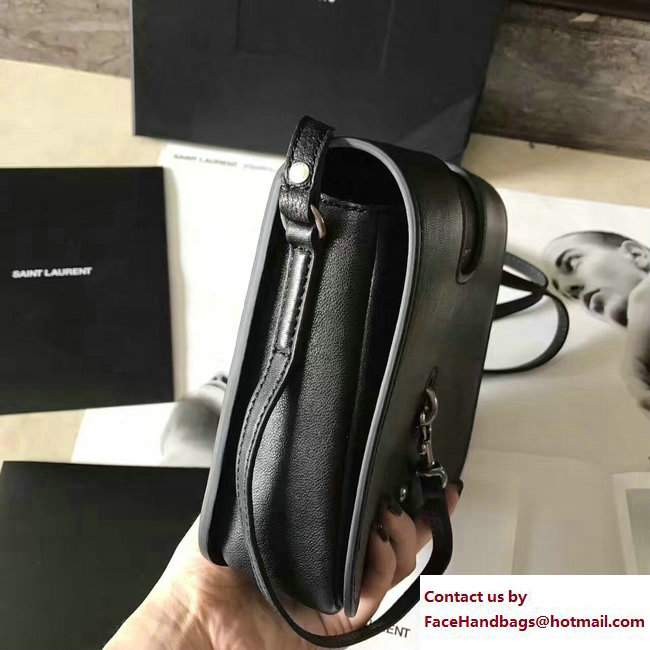 Saint Laurent Charlotte Messenger Small Bag 466296 Black 2017