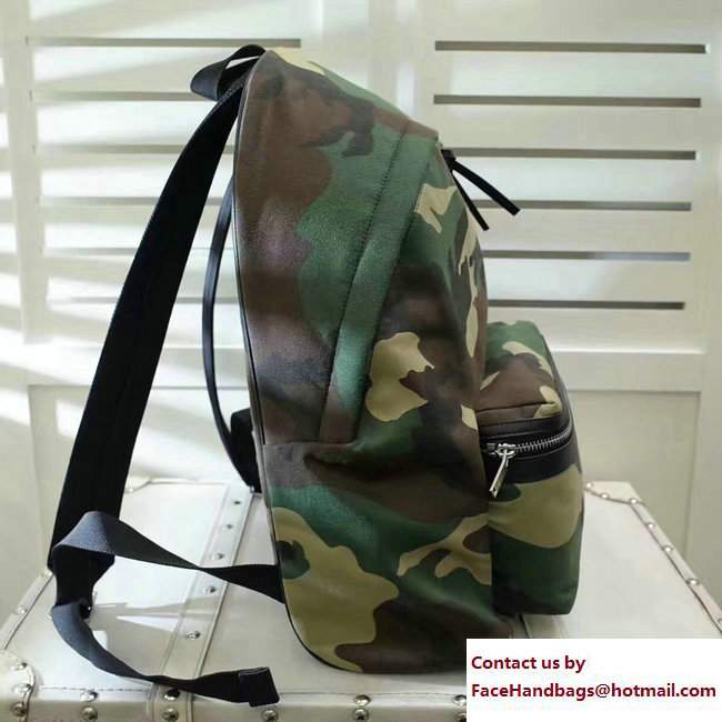 Saint Laurent Classic City Backpack Bag 435988/527137 Camouflage