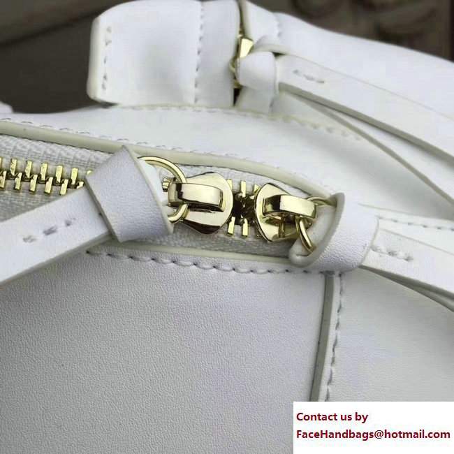 Versace Palazzo Nappa Leather Mini Backpack White