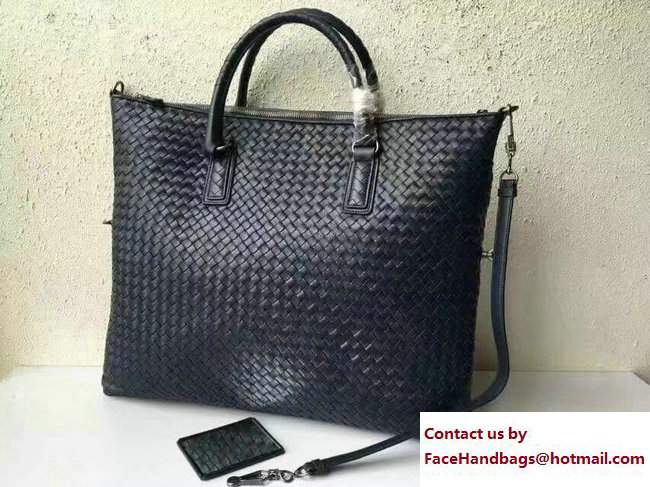 Bottega Veneta Shopping Tote Large Bag 8306 Blue