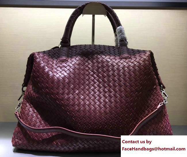 Bottega Veneta Shopping Tote Large Bag 8306 Burgundy