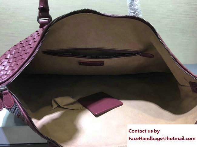 Bottega Veneta Shopping Tote Large Bag 8306 Burgundy