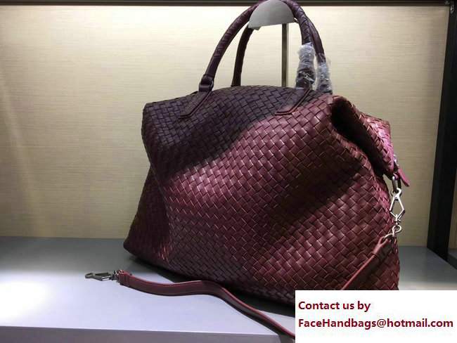 Bottega Veneta Shopping Tote Large Bag 8306 Burgundy