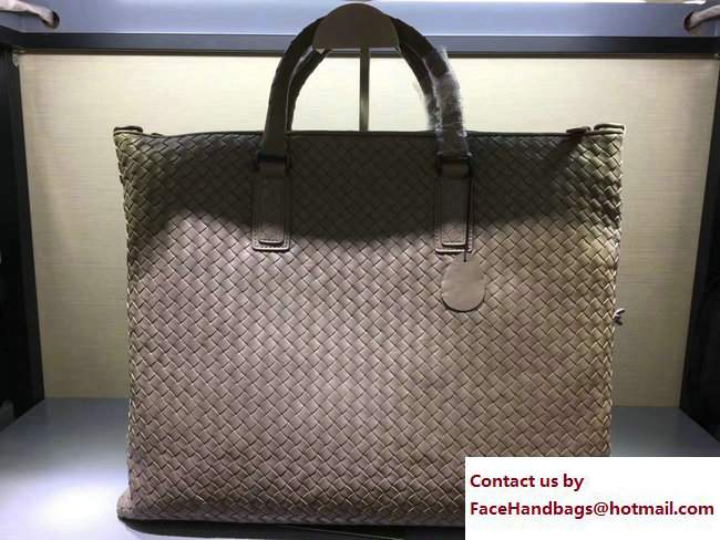 Bottega Veneta Shopping Tote Large Bag 8306 Light Gray