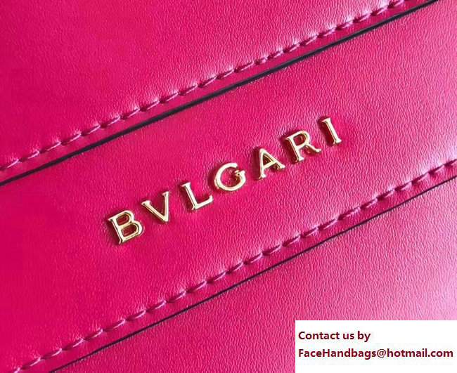 Bvlgari Gen Studs Serpenti Forever Flap Cover Shoulder Bag Fuchsia 2017