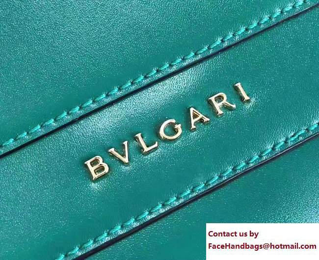 Bvlgari Gen Studs Serpenti Forever Flap Cover Small Bag Green 2017