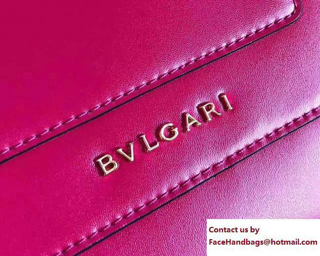 Bvlgari Gen Studs Serpenti Forever Flap Cover Top Handle Bag Fuchsia 2017