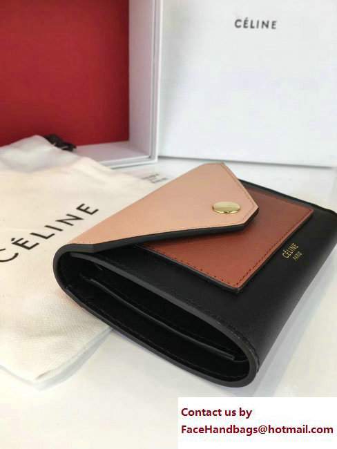 Celine Pocket Trifolded Multifunction Small Wallet 103783 06