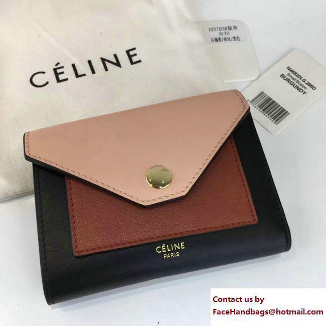 Celine Pocket Trifolded Multifunction Small Wallet 103783 06