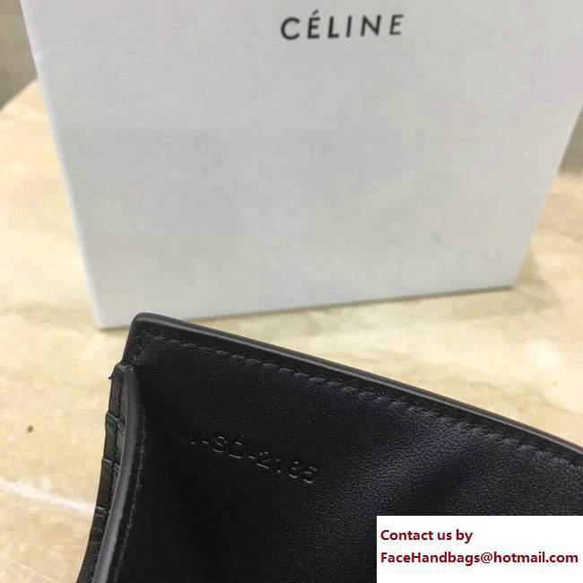 Celine Pocket Trifolded Multifunction Small Wallet 103783 09