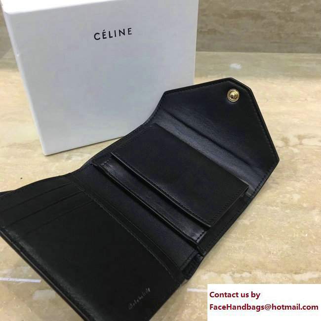 Celine Pocket Trifolded Multifunction Small Wallet 103783 09