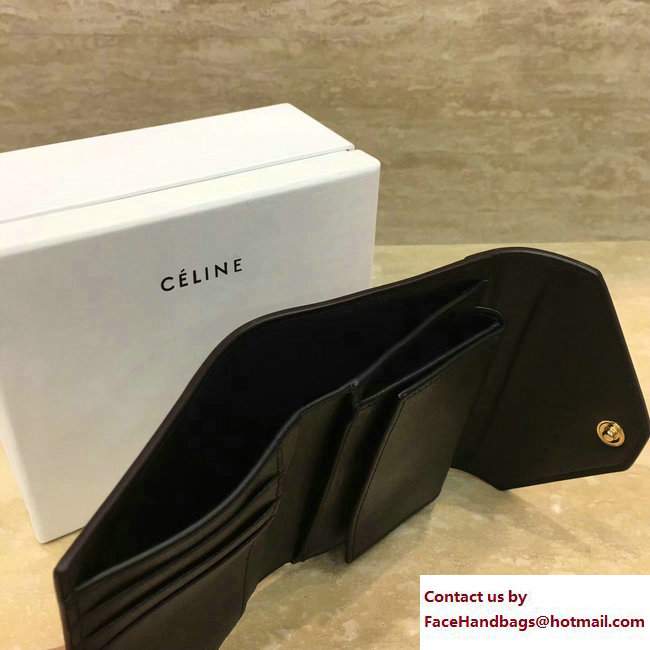 Celine Pocket Trifolded Multifunction Small Wallet 103783 09