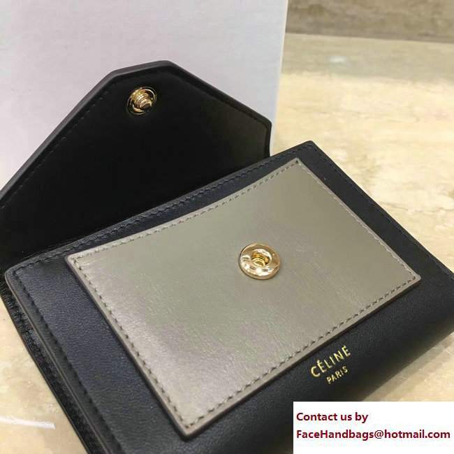 Celine Pocket Trifolded Multifunction Small Wallet 103783 09