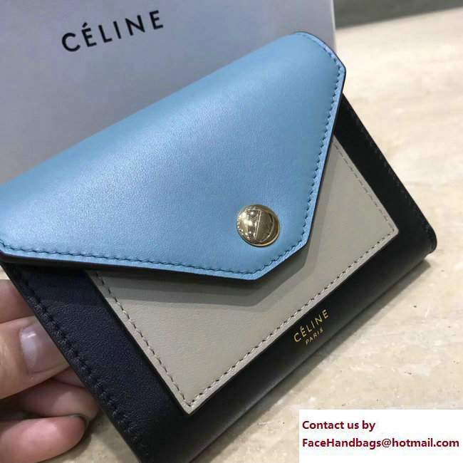 Celine Pocket Trifolded Multifunction Small Wallet 103783 11