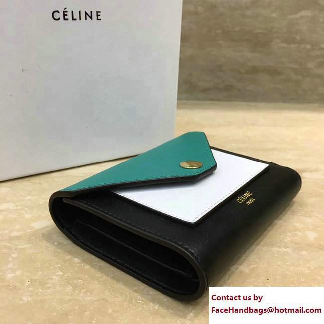 Celine Pocket Trifolded Multifunction Small Wallet 103783 13