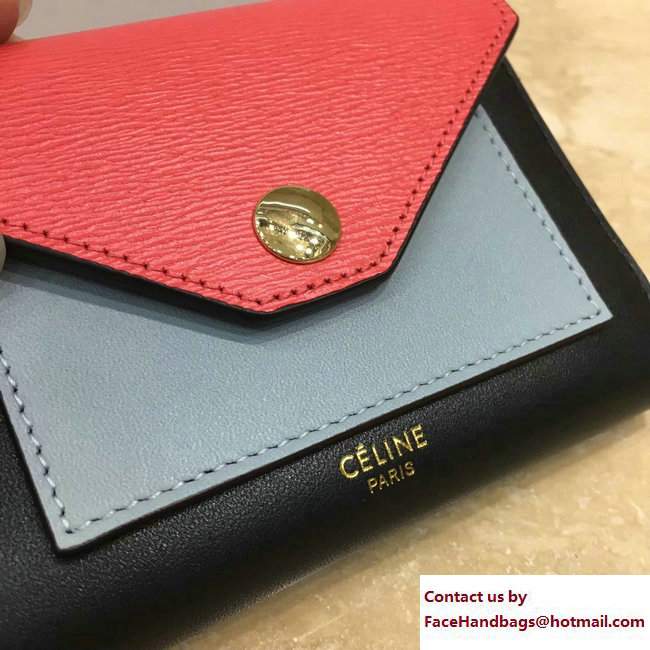 Celine Pocket Trifolded Multifunction Small Wallet 103783 14