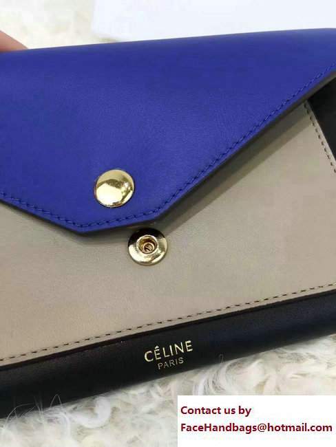 Celine Pocket Trifolded Multifunction Wallet 105853 02