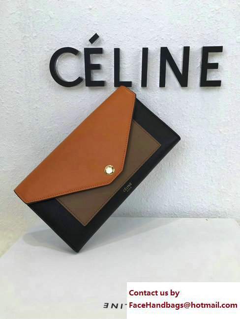 Celine Pocket Trifolded Multifunction Wallet 105853 03