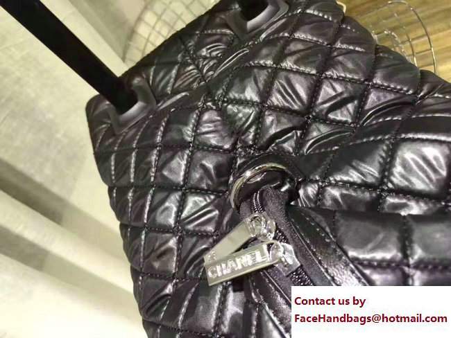 Chanel Coco Cocoon Luggage Black 2017