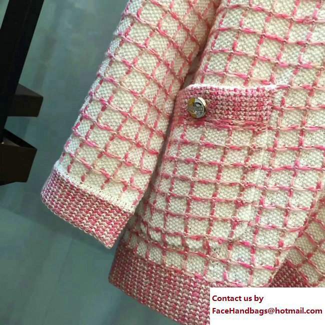 Chanel Tweed Jacket Pink 2017