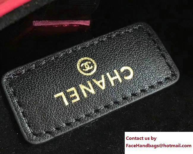 Chanel Tweed Phone Holder A94471 Red 2017