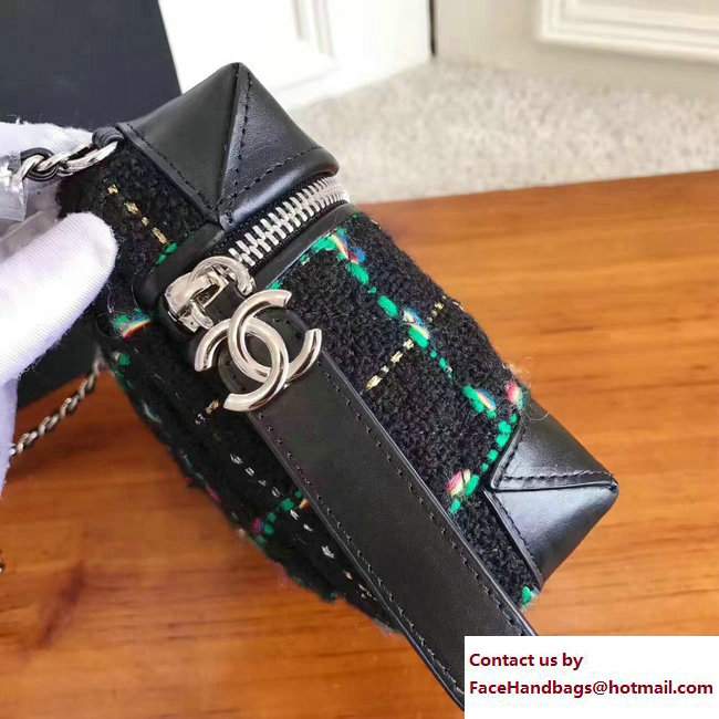 Chanel Tweed Waist Bag A93869 Green 2017